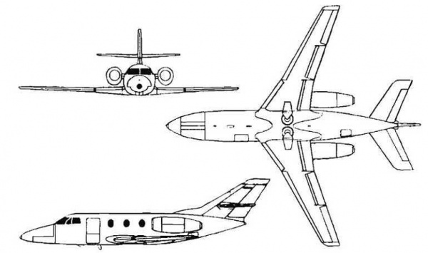 cabin Dassault Falcon 10